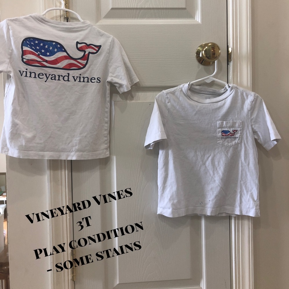 *Twins* Set of 2 Vineyard Vines Tees- Boys 3T